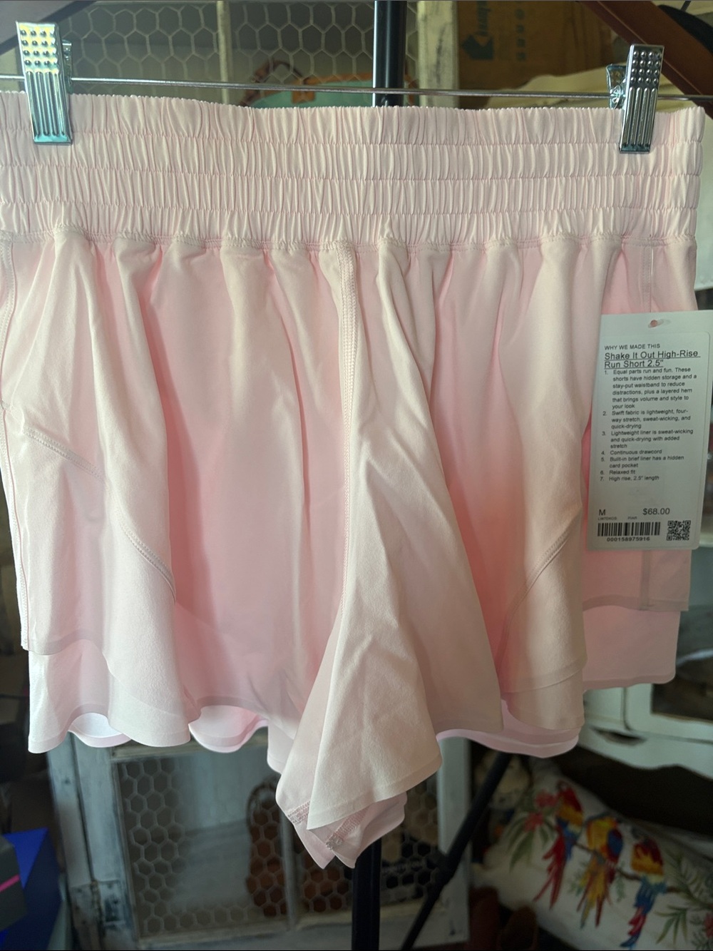 lululemon athletica Light Pink High-Rise Athletic Skort